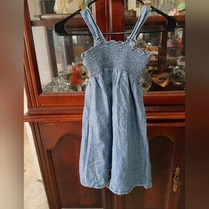 Blue Denim Sleeveless Dress. Old NAVY‎ . SZ SMALL. GIRLS.